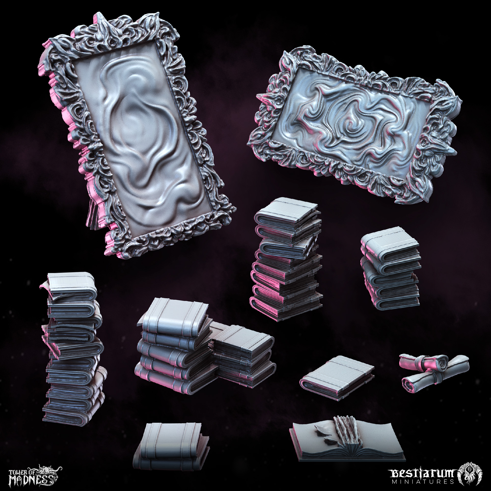 Books and Mirrors | Tower of Madness | Terrain - Fantasy